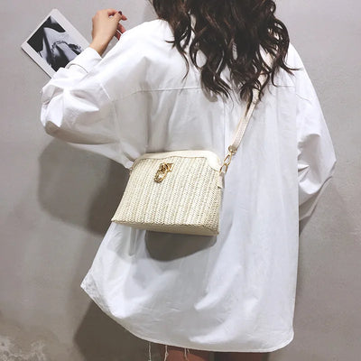 Aria Bohemian Straw Bag