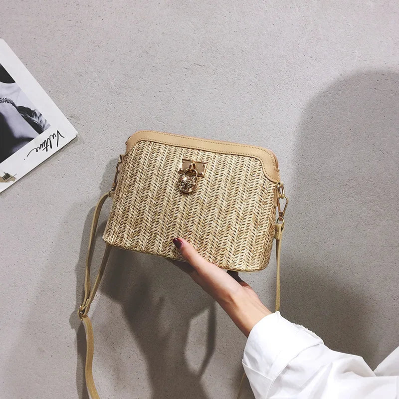 Aria Bohemian Straw Bag