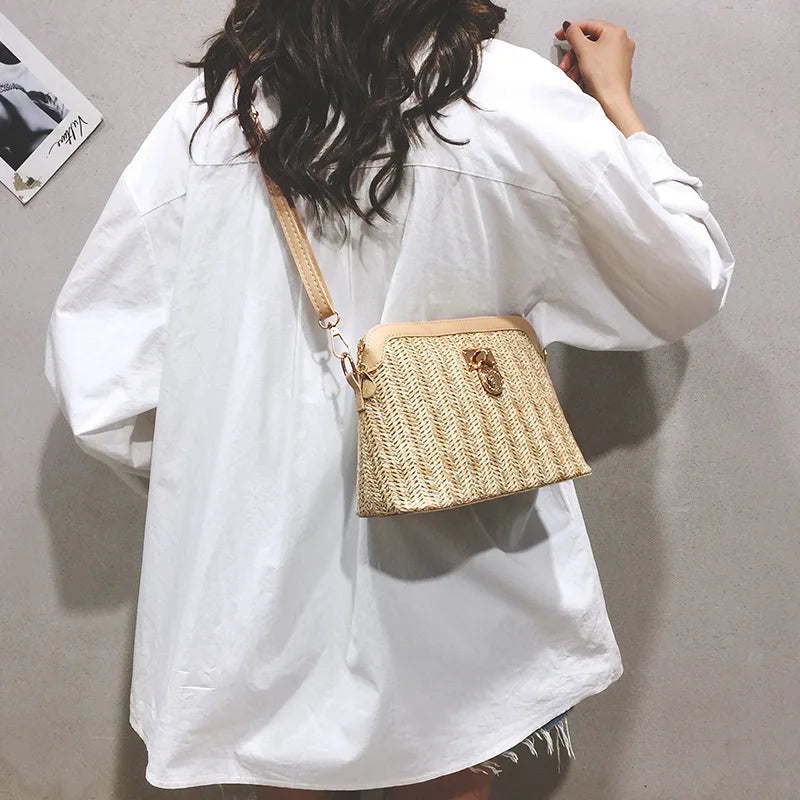 Aria Bohemian Straw Bag