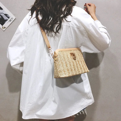 Aria Bohemian Straw Bag