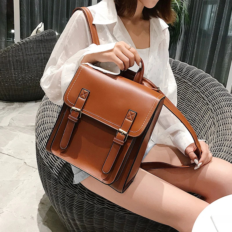 Makenzie Leather Backpack