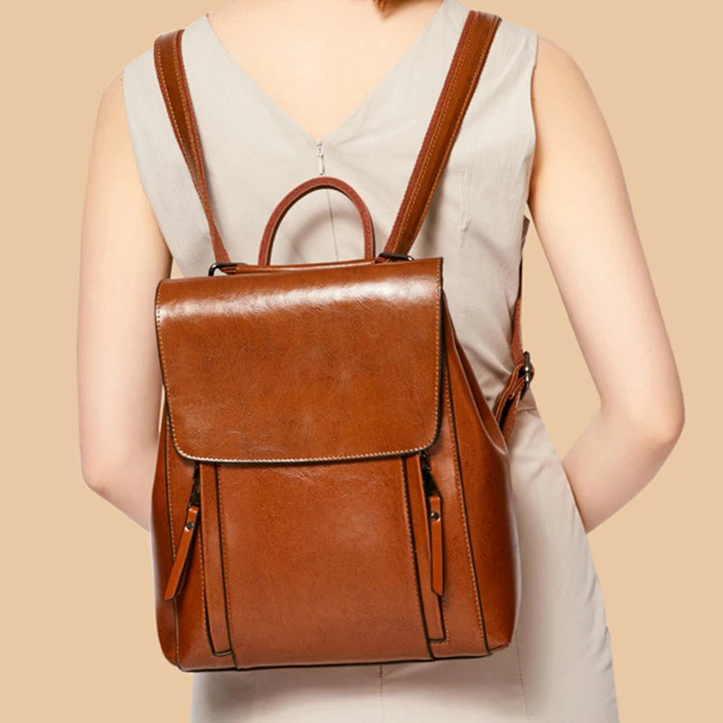 Finesse Leather Backpack