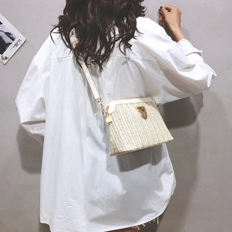 Aria Bohemian Straw Bag