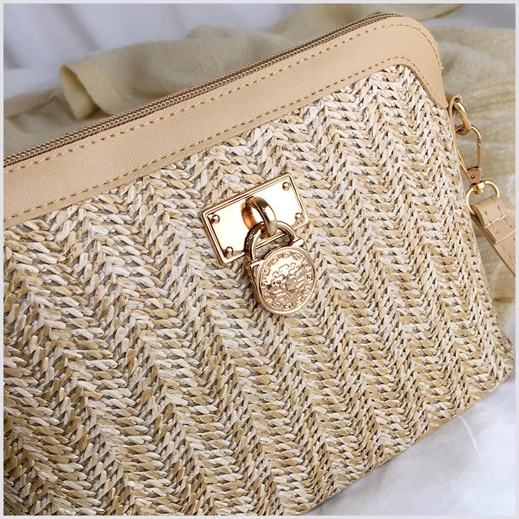 Aria Bohemian Straw Bag