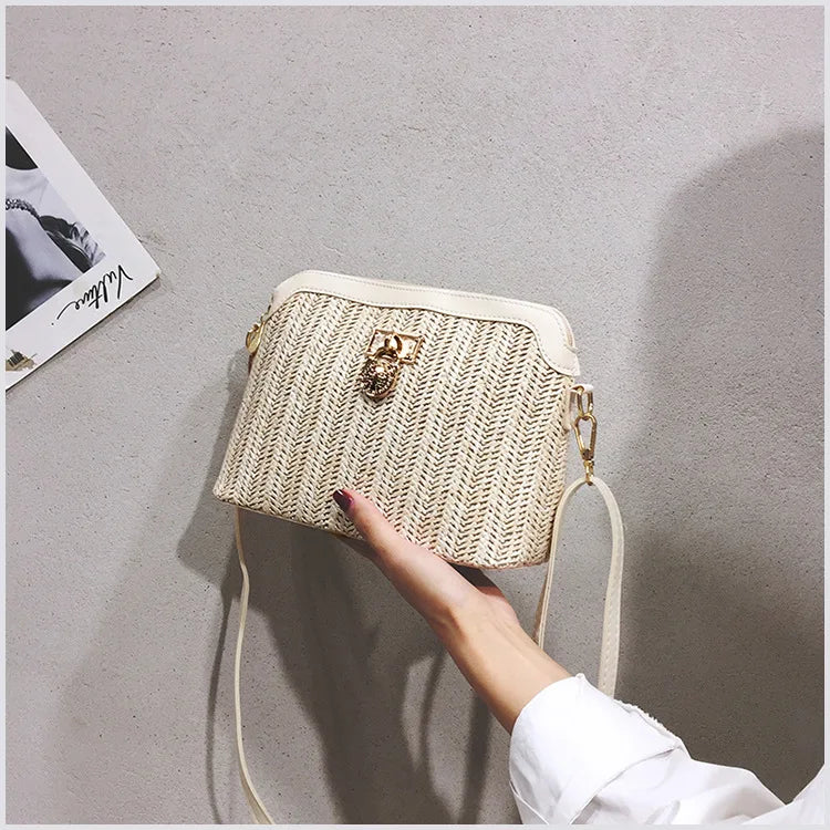 Aria Bohemian Straw Bag