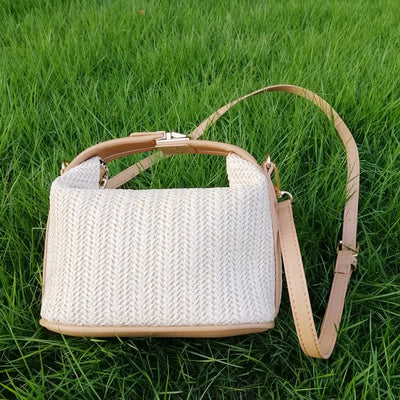 Ember Straw Handbag