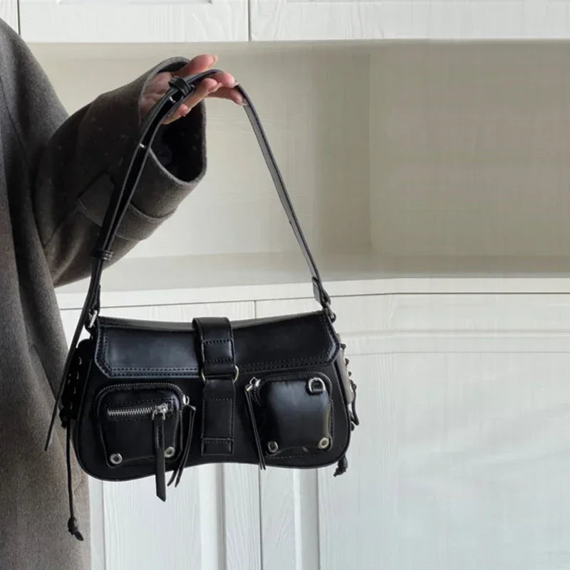 Archer Dark Shoulder Bag