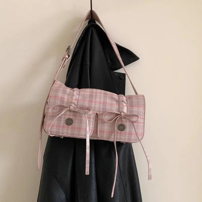 Lulu Pink Bow Bliss Shoulder Bag