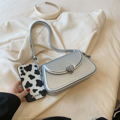 Eli Heart Buckle Crossbody Bag