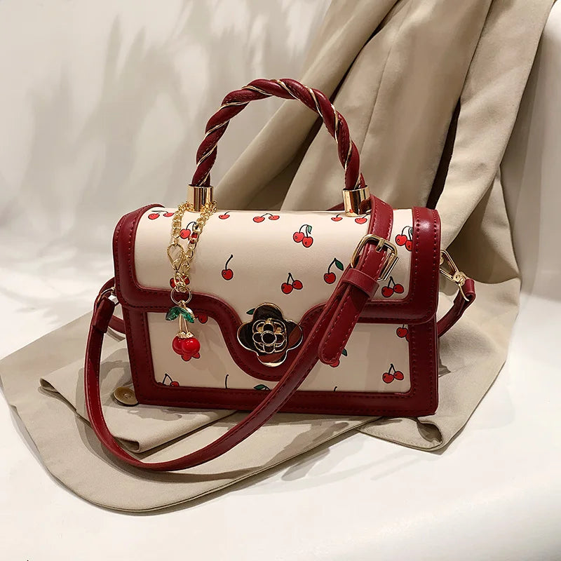 Teagan Cherry Handbag