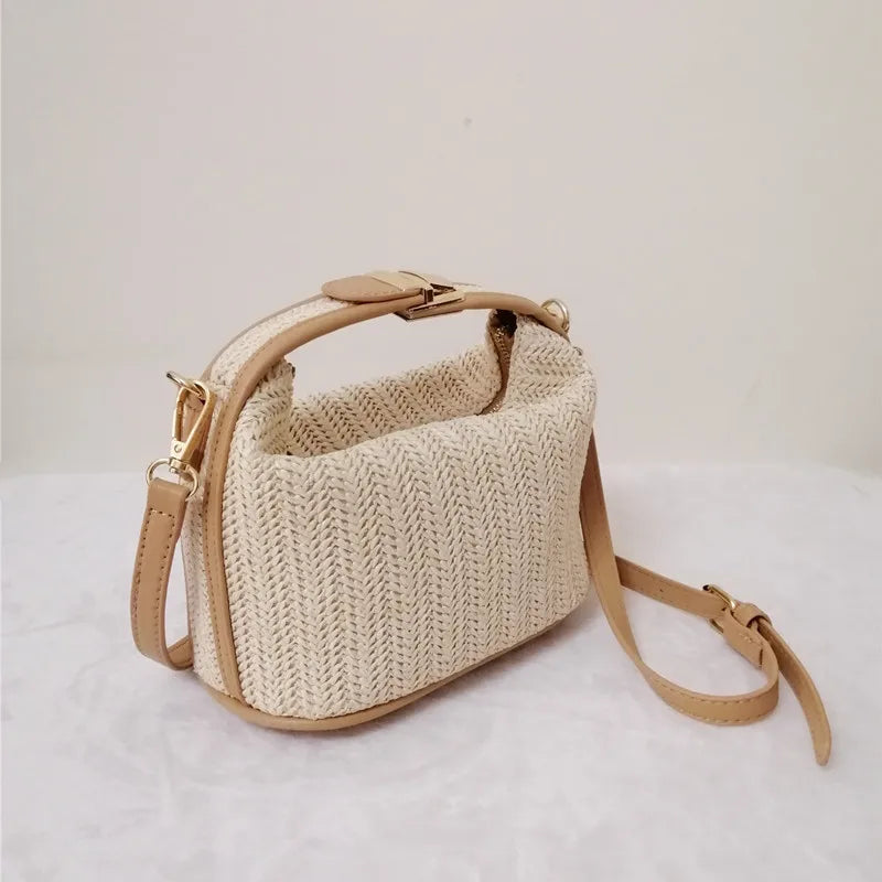 Ember Straw Handbag