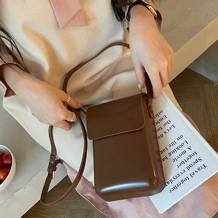 Let's Chat Flap Phone Crossbody Bag