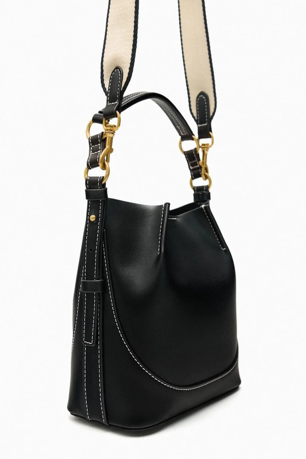 Delaney Wide Strap Bucket Bag