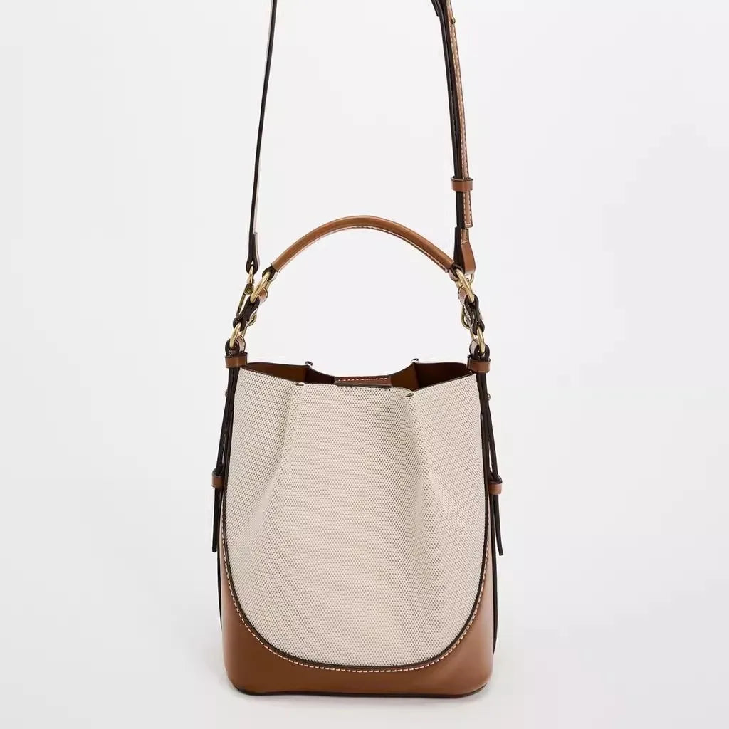 Delaney Wide Strap Bucket Bag