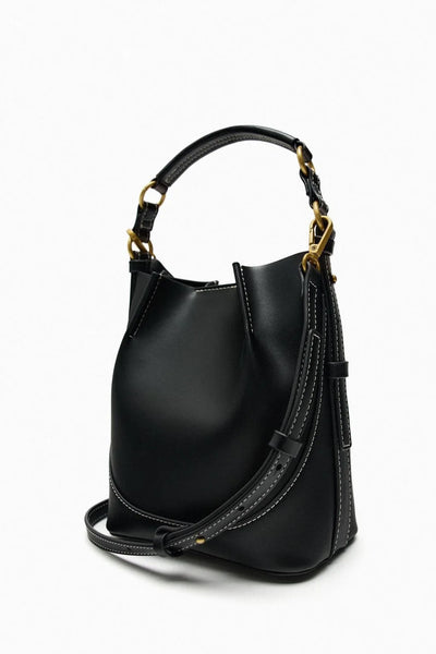 Delaney Wide Strap Bucket Bag