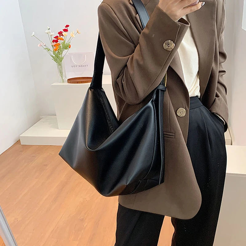 Felix Soft Leather Tote Bag