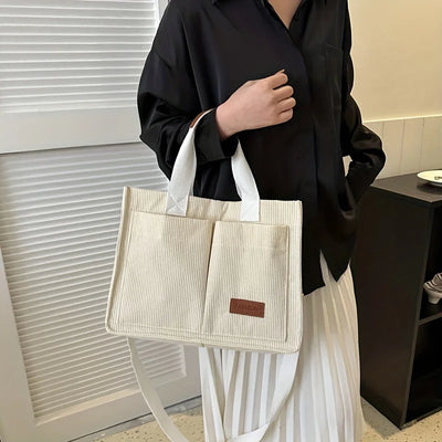 Amelia Cord Day Tote Bag