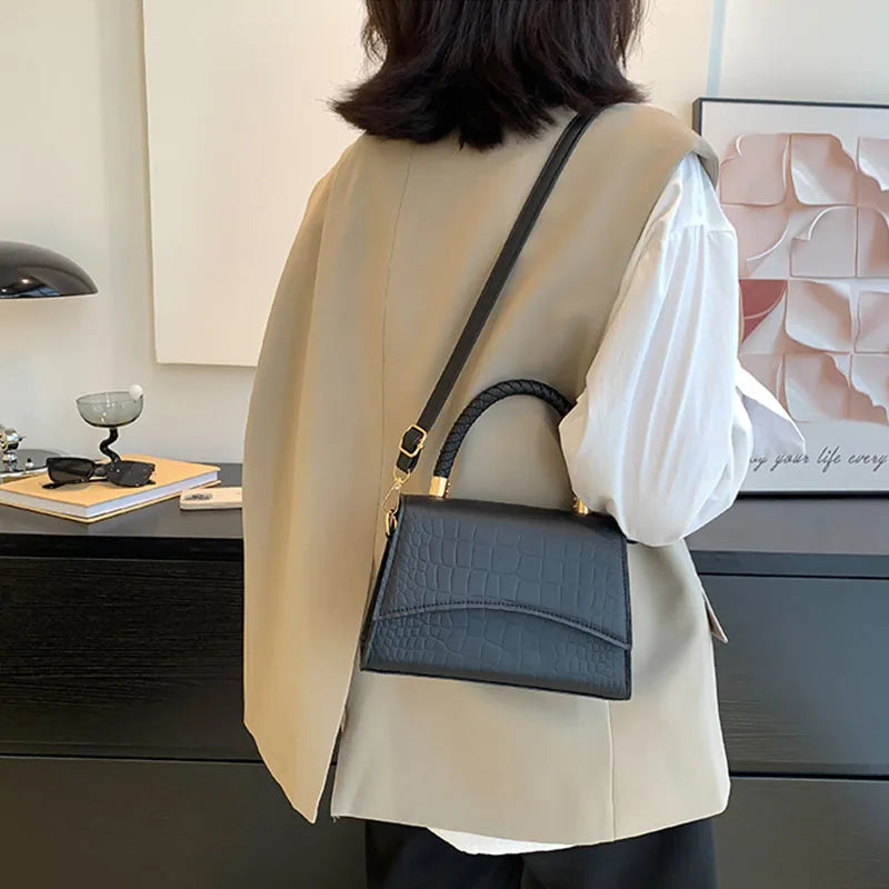 Sage Small Square Crossbody Bag