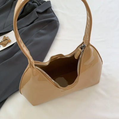 Plain Jane Leather Crescent Bag