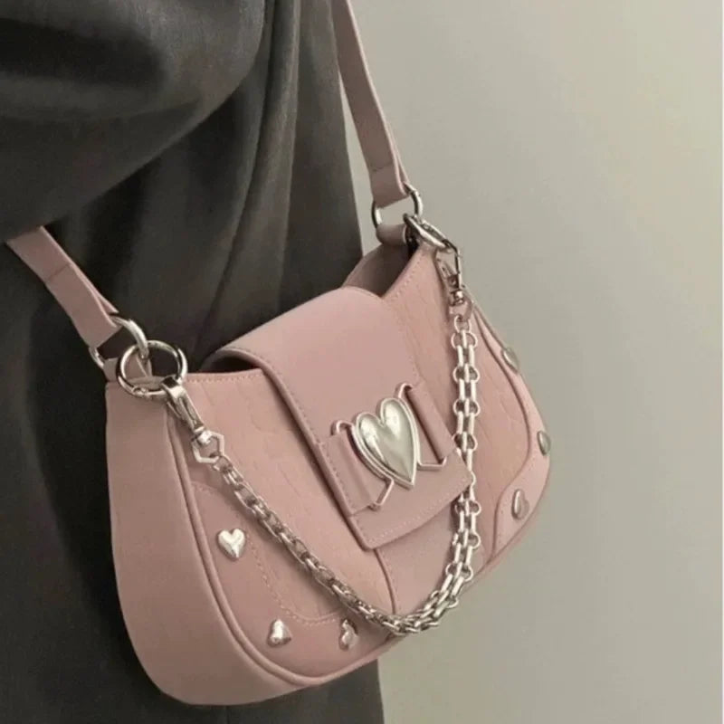 Delwin Pink Crossbody Bag