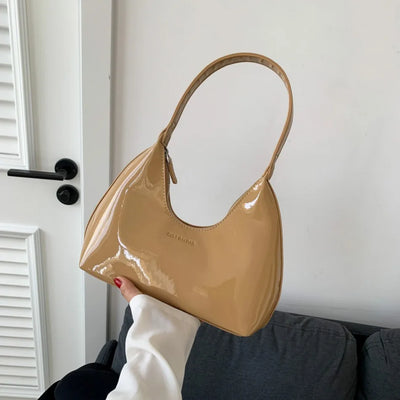 Plain Jane Leather Crescent Bag