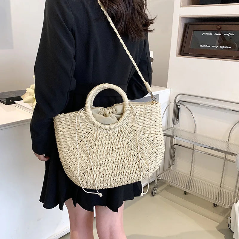 Alina Straw Seaside Bag