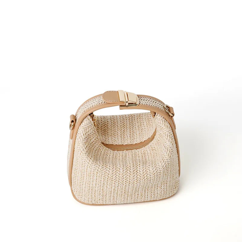 Ember Straw Handbag