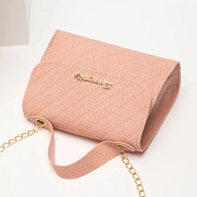 Poppy Emboss Square Crossbody Bag