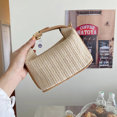 Ember Straw Handbag