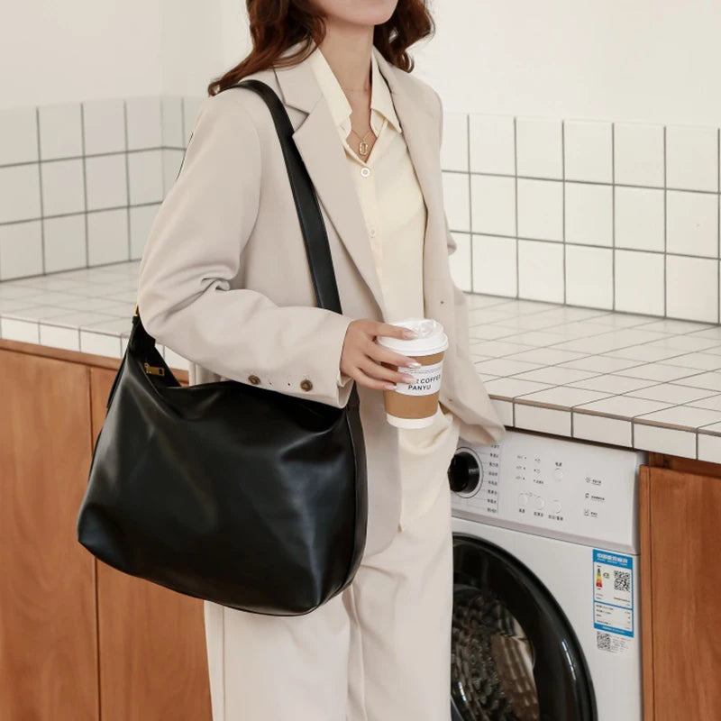 Felix Soft Leather Tote Bag