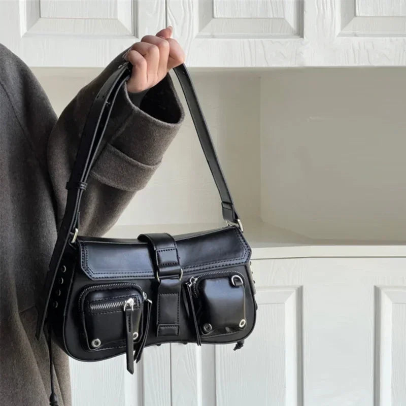 Archer Dark Shoulder Bag