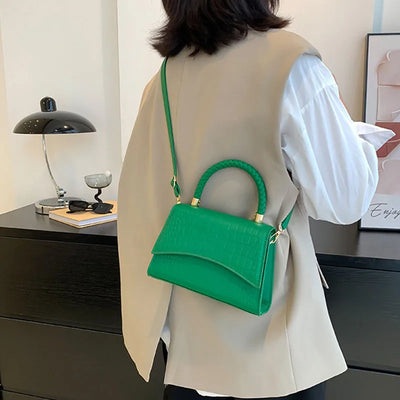 Sage Small Square Crossbody Bag