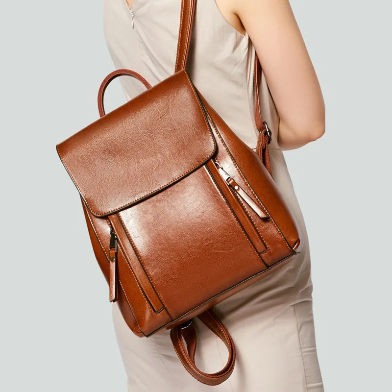 Finesse Leather Backpack