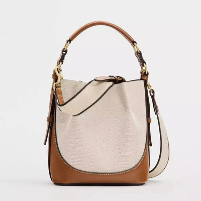 Delaney Wide Strap Bucket Bag