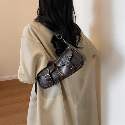 Zenyara Double Pockets Underarm Bag