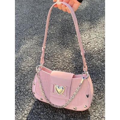 Delwin Pink Crossbody Bag