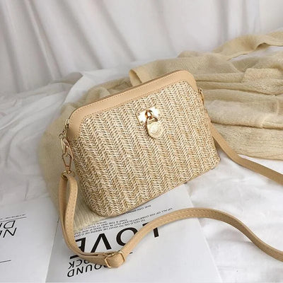 Aria Bohemian Straw Bag