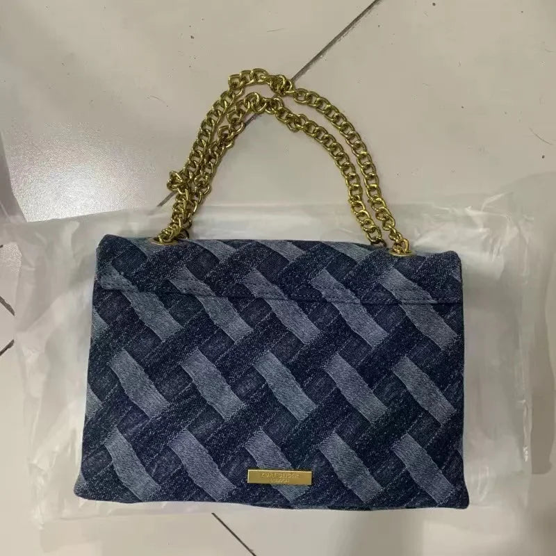 Goldthread Indigo Denim Bag