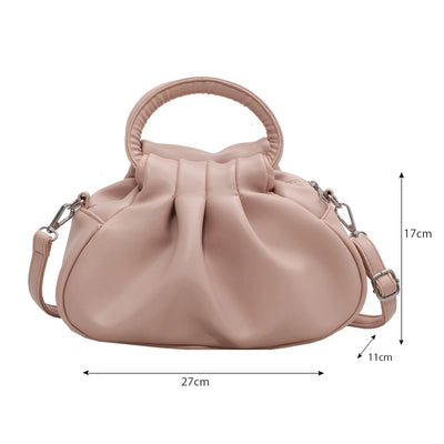 Luka Loop Pleated Small Handbag