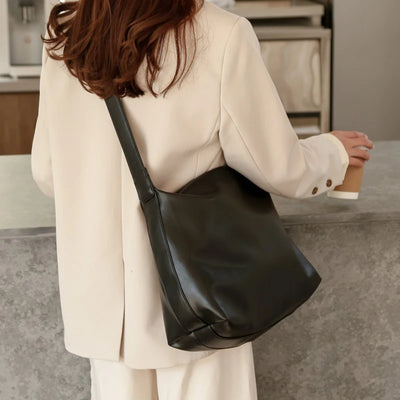 Felix Soft Leather Tote Bag