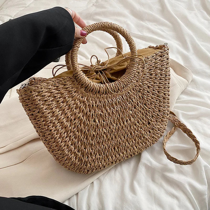 Alina Straw Seaside Bag