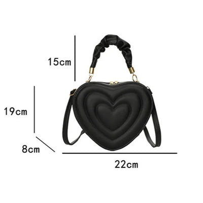 Maddox Love Shape Shoulder Bag