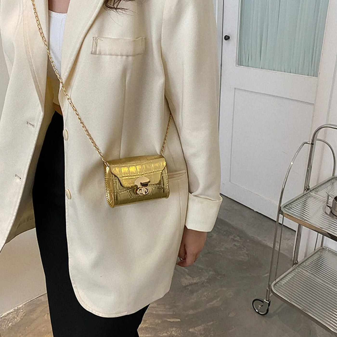 Toast Me To Mini Chain Crossbody Bag