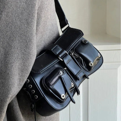 Archer Dark Shoulder Bag