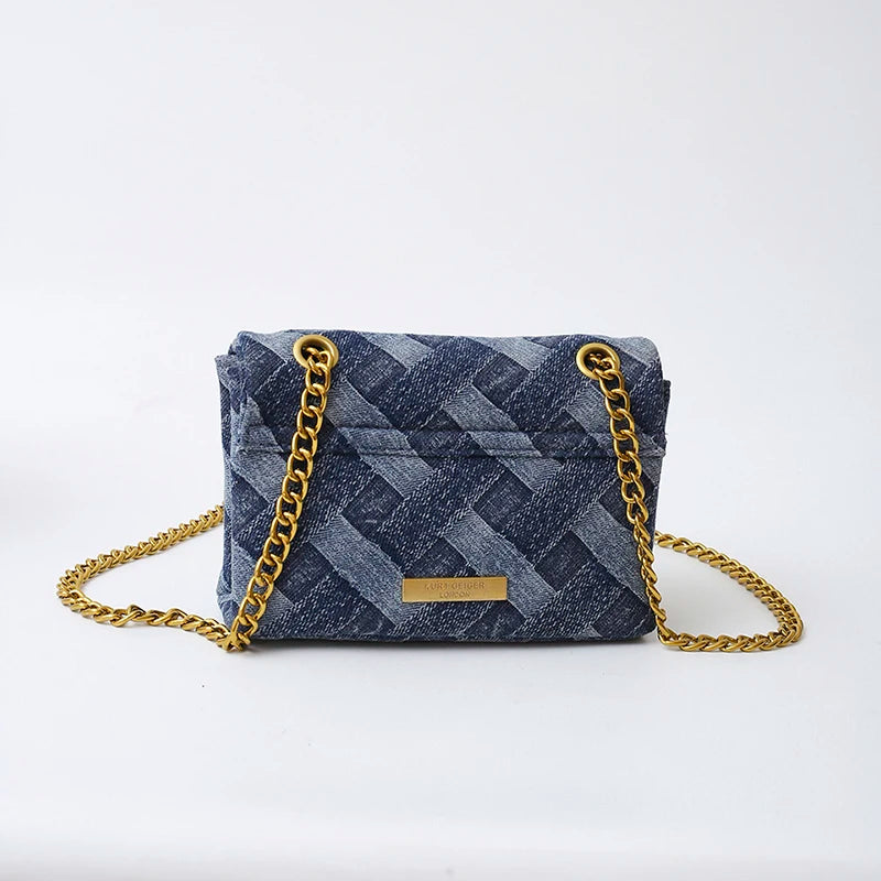 Goldthread Indigo Denim Bag