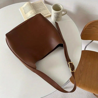 Stephanie Minimalist Leather Shoulder Bag