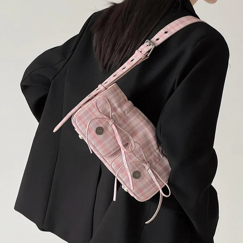 Lulu Pink Bow Bliss Shoulder Bag