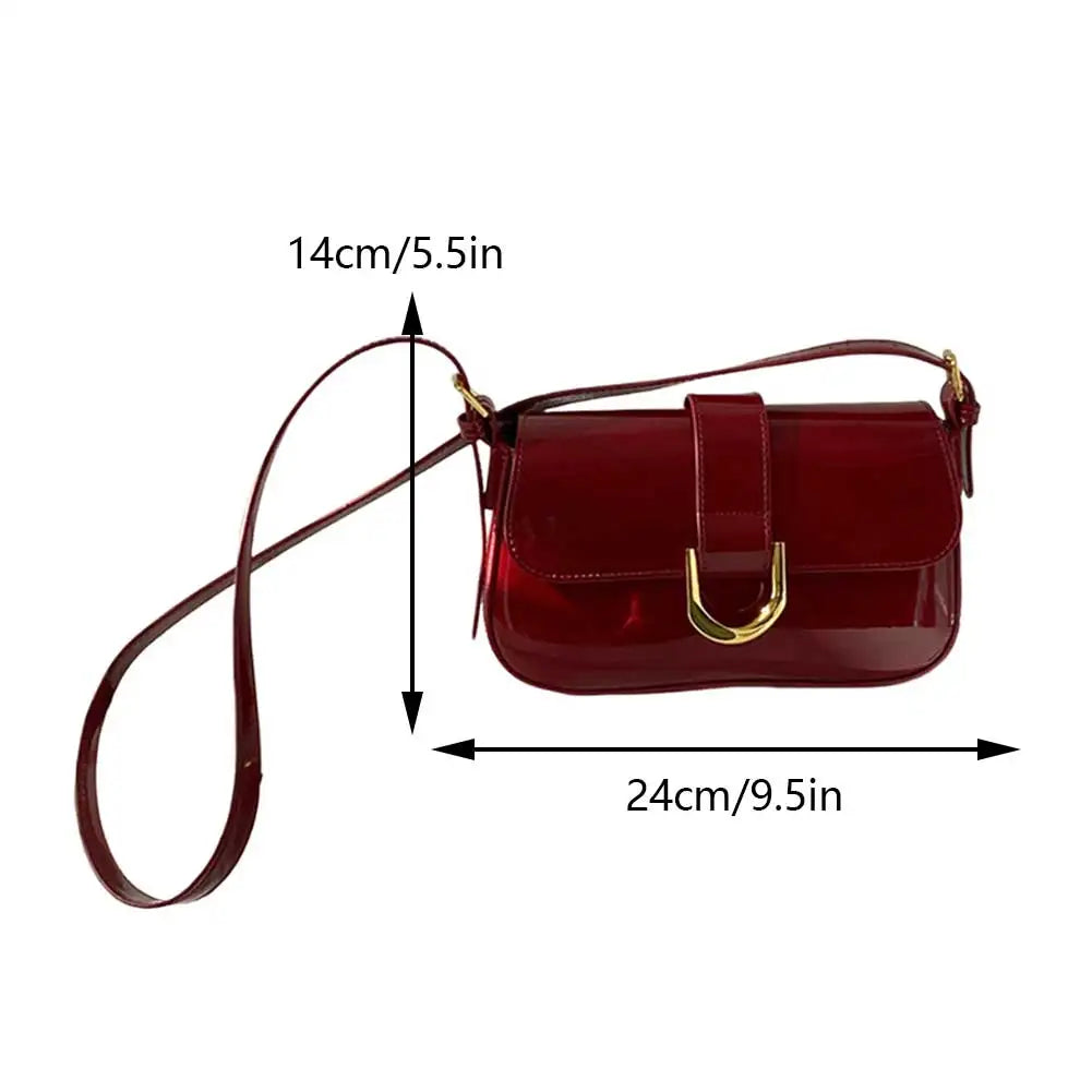 Monica Leather Underarm Bag