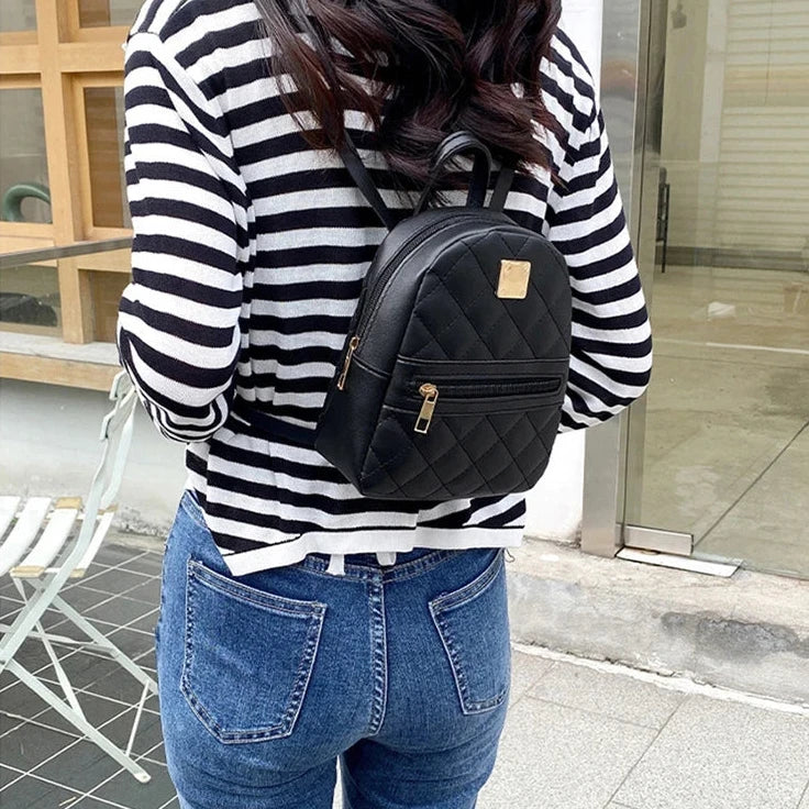 Asher Plaid Crossbody Backpack