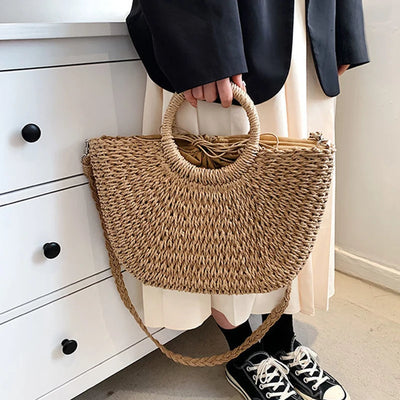 Alina Straw Seaside Bag